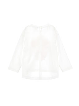 T-shirt cropped stampa anemoni