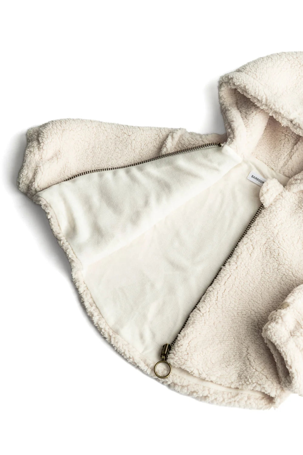 Giacca teddy con cappuccio Bamboom