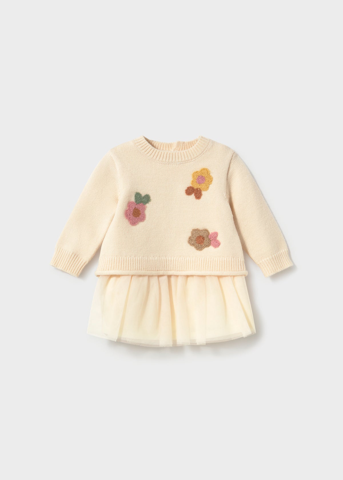 VESTITO TRICOT TULLE MAYORAL