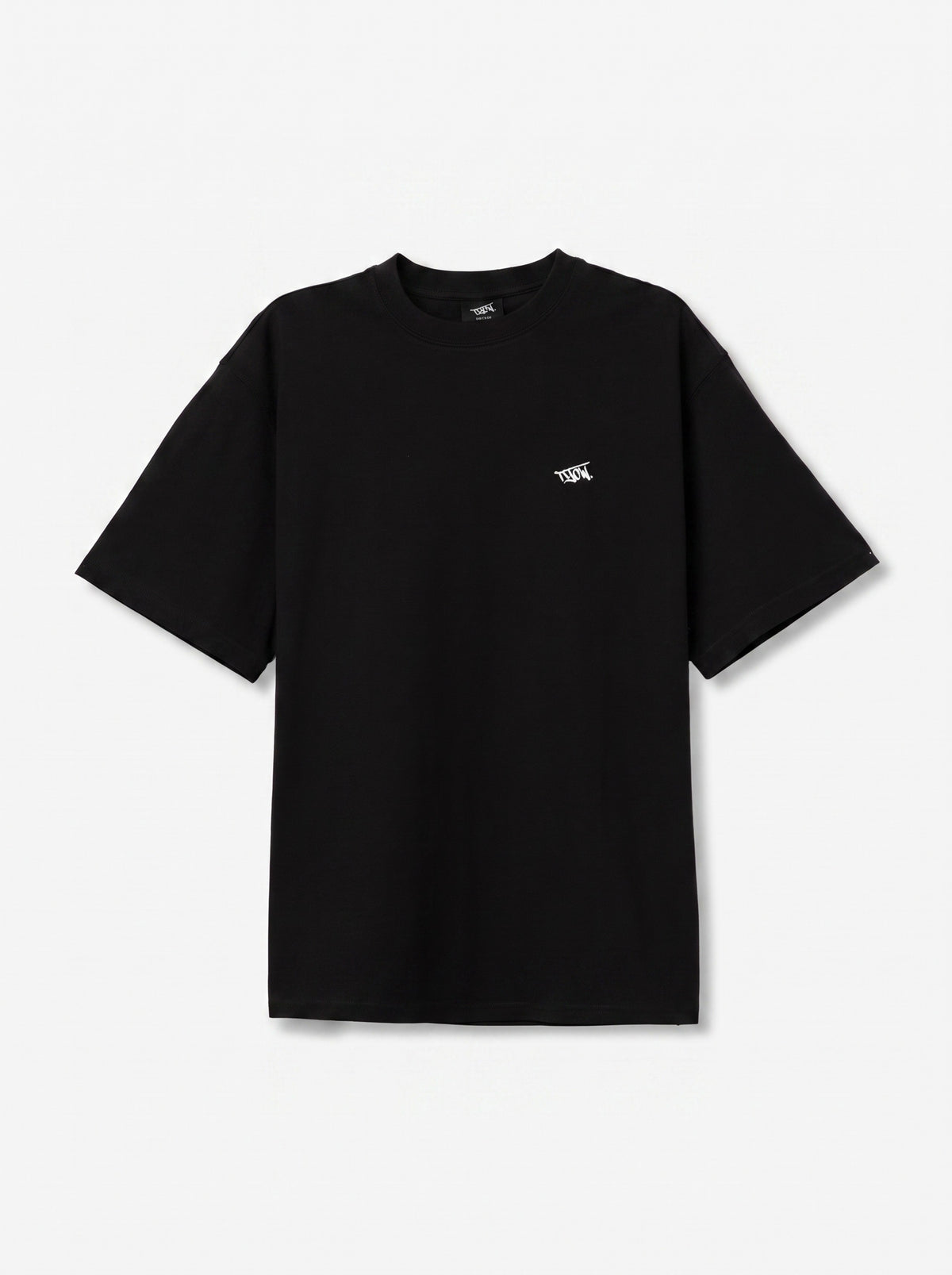 Black Oversized Short Sleeve T-shirt Tiffosi