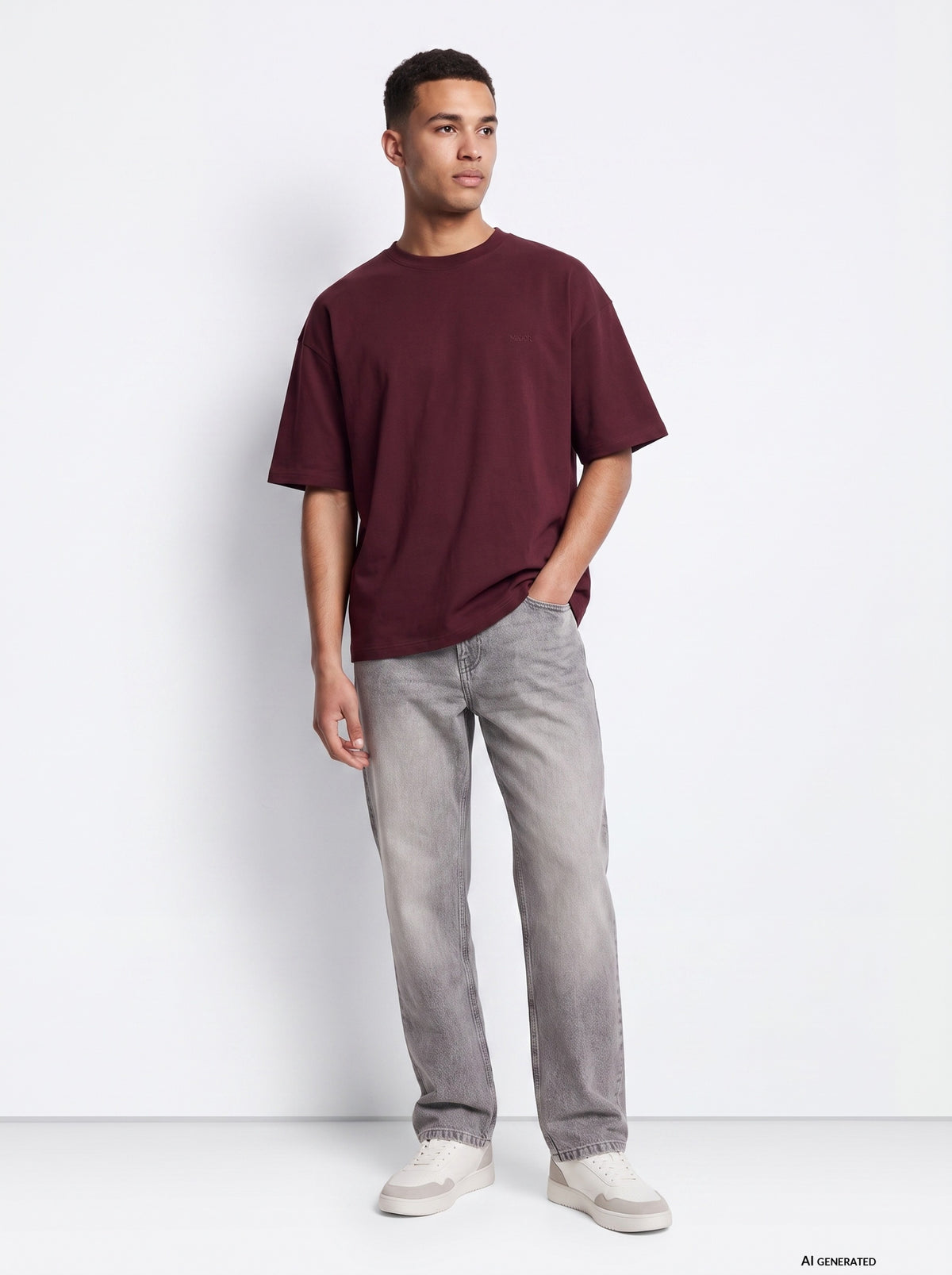 Super Baggy Grey Jeans Tiffosi