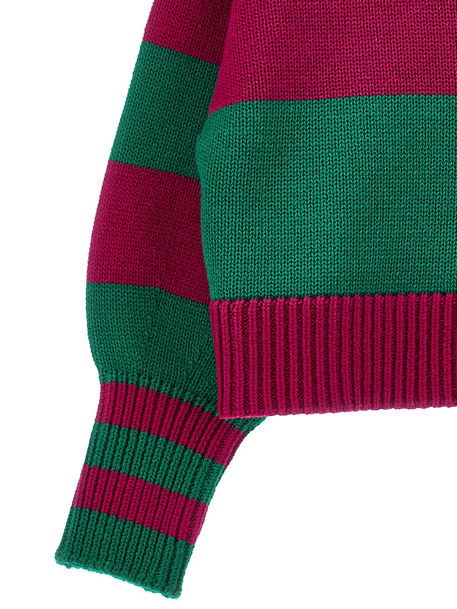 Pull knitwear maxi righe