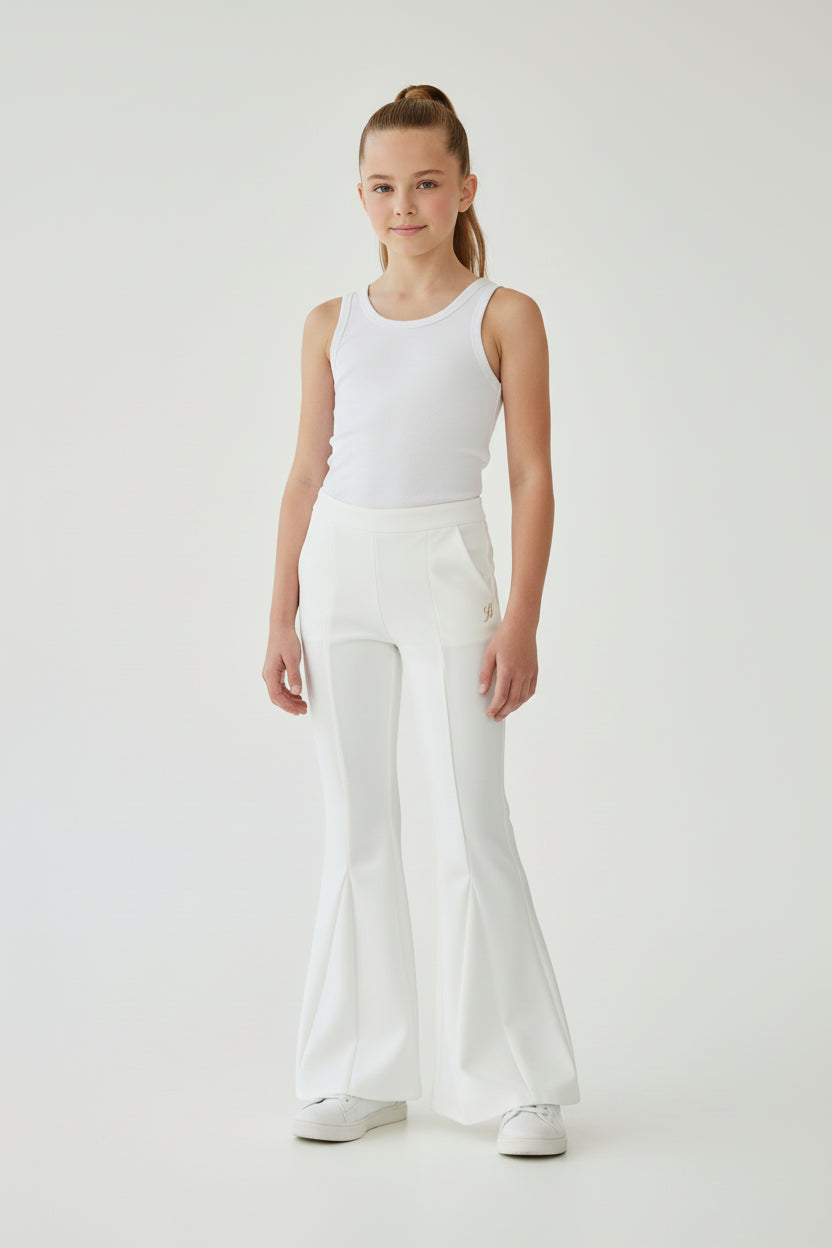 PANTALONE BIANCO VISCOSA