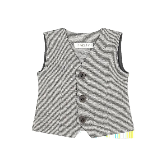 Gilet bambino in morbido tessuto Melby