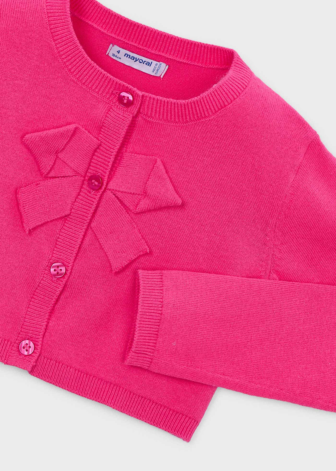 CARDIGAN TRICOT BASICO GIROCOLLO