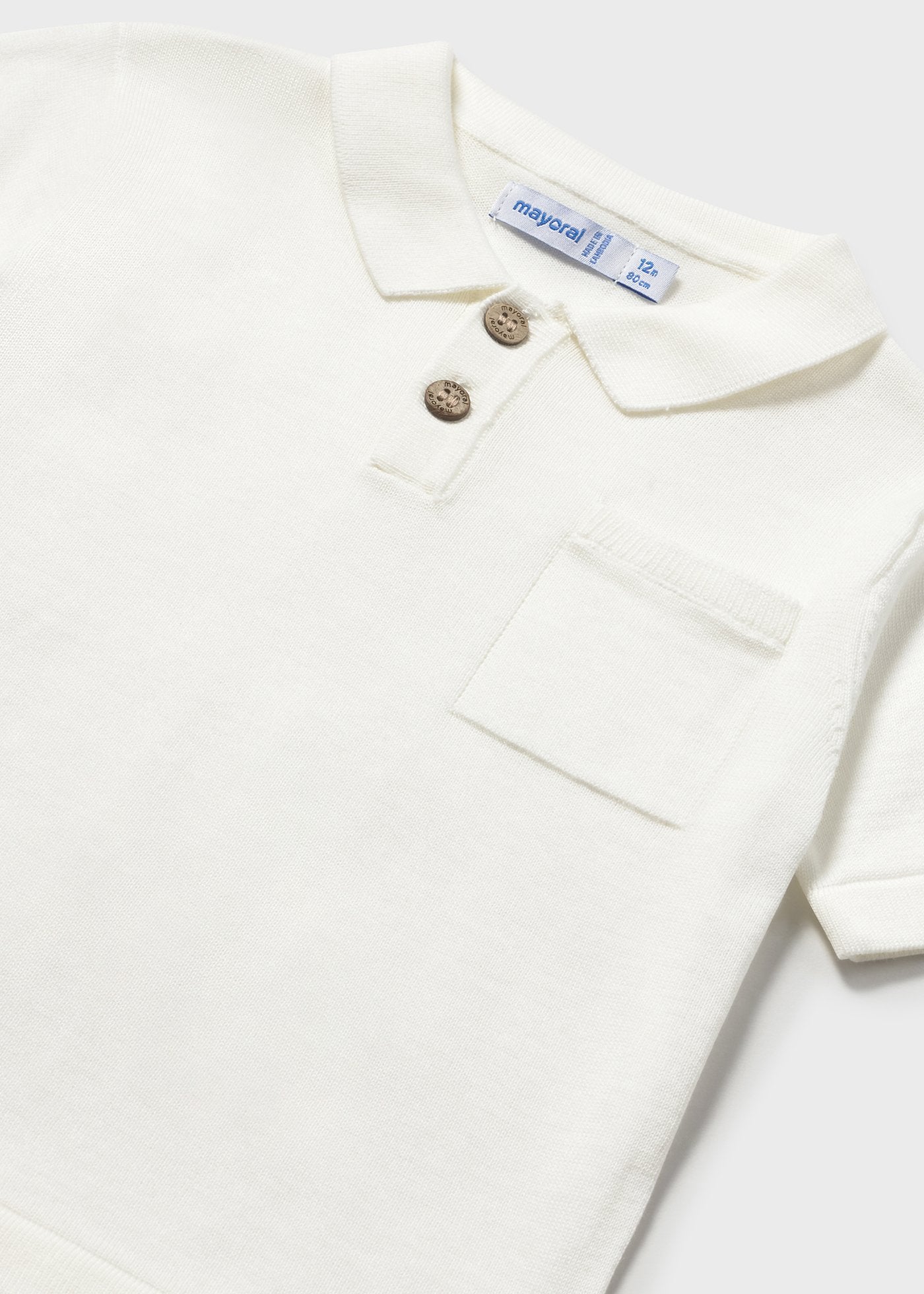 KNITTED SHORT-SLEEVE POLO SHIRT