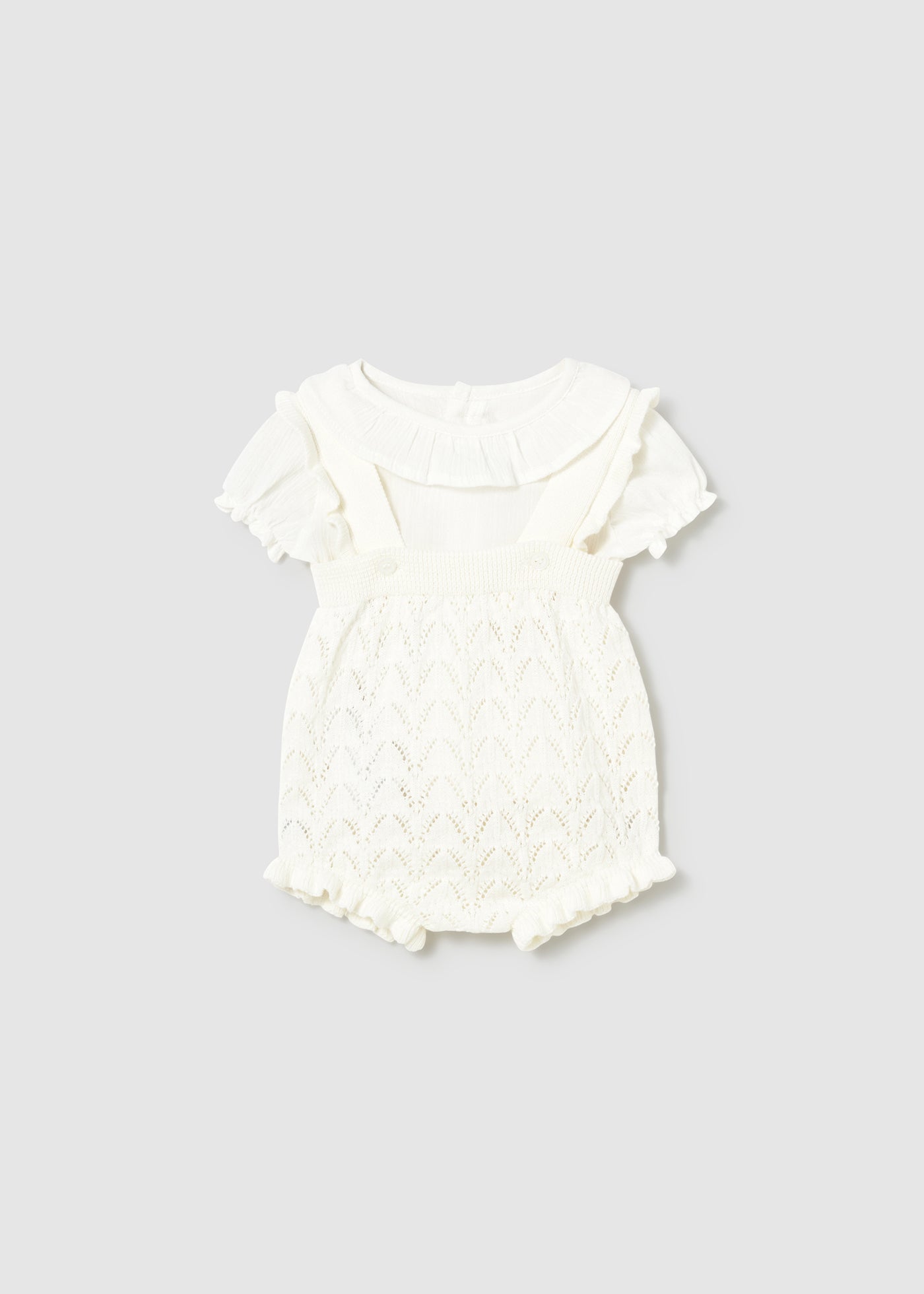 COMPLETO SALOPETTE TRICOT