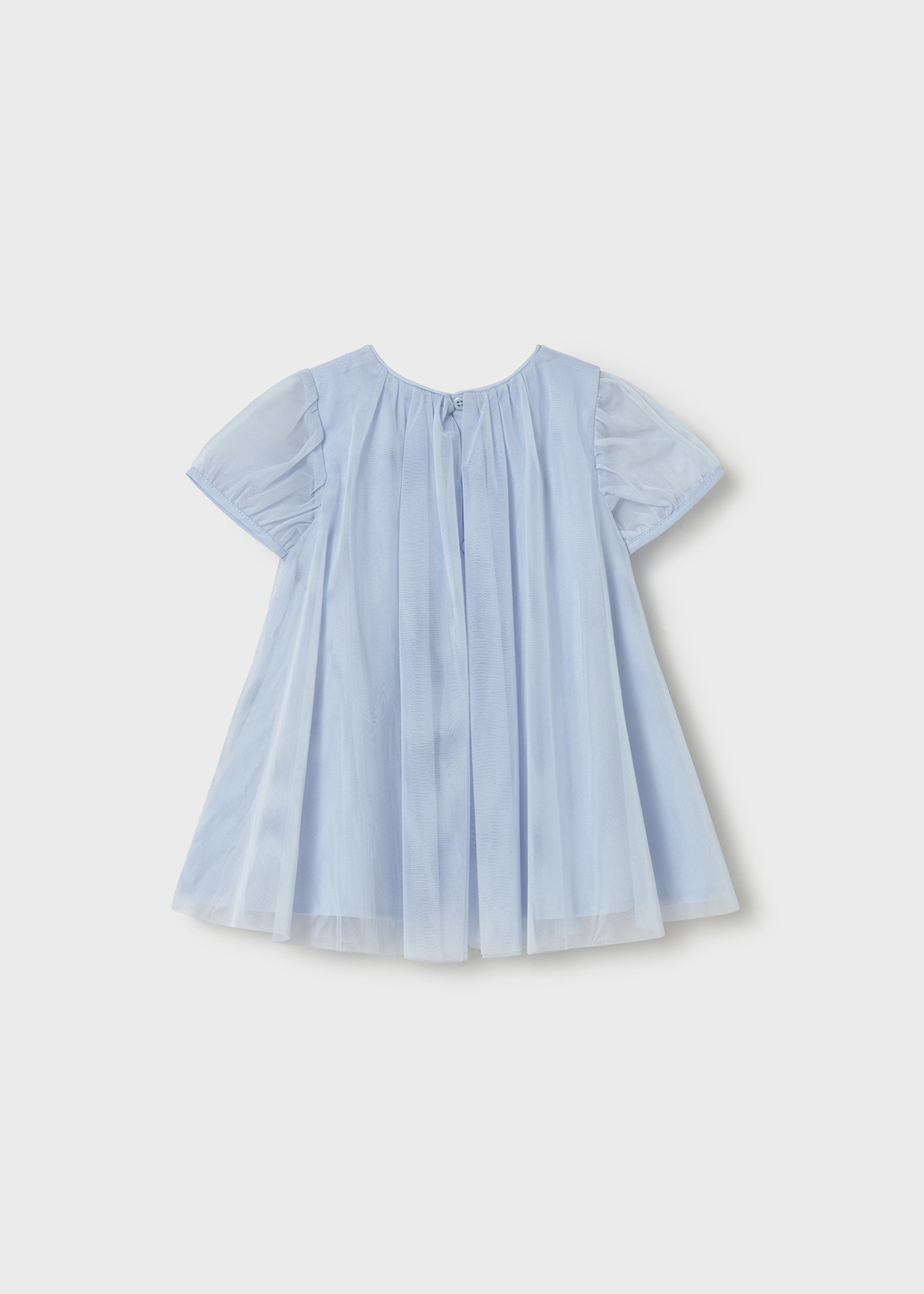 VESTITO TULLE CON BORSA