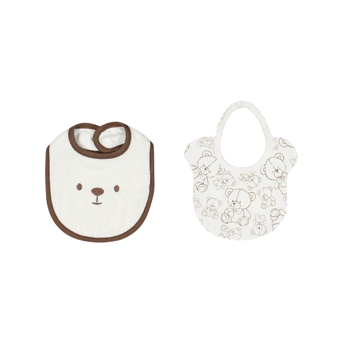 Set Bavaglini in Cotone con Orsetti Melby