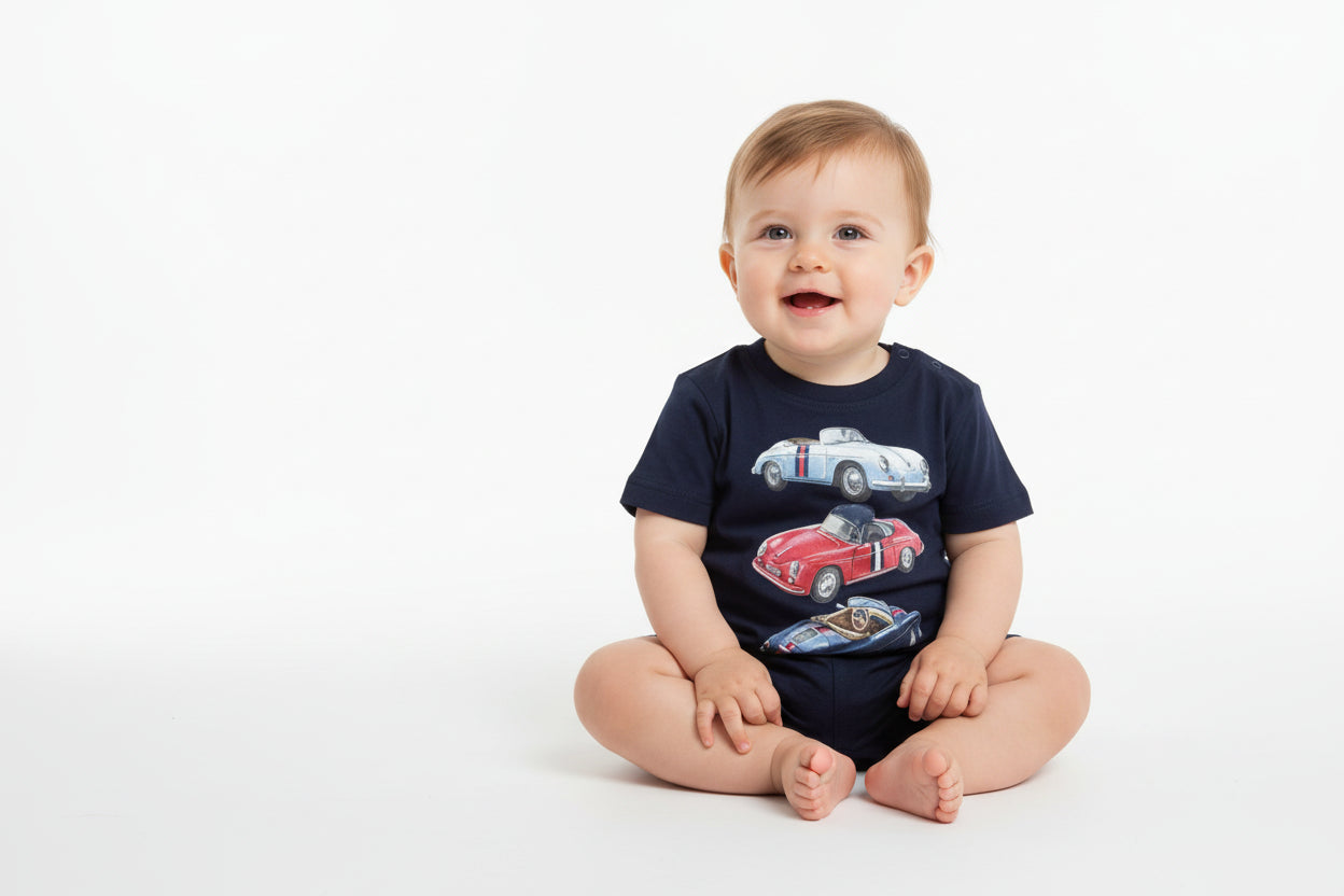 T-SHIRT COTONE BLU