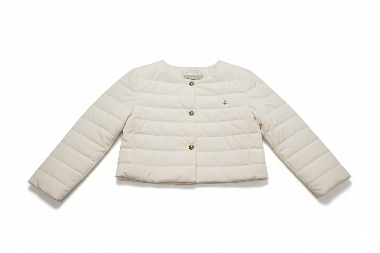 GIUBBINO BIANCO BAMBINA HERNO