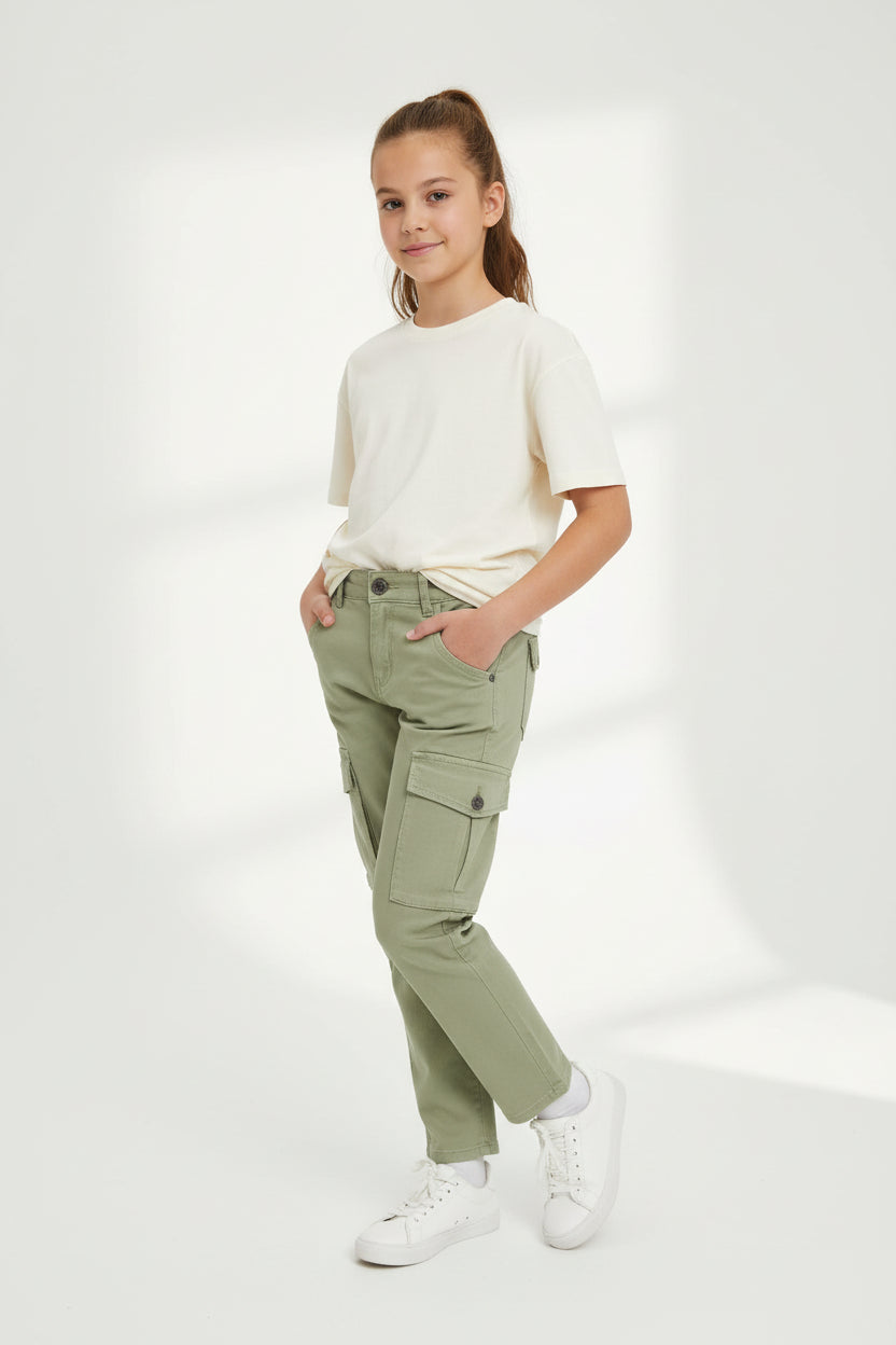 PANTALONE CARGO VERDE