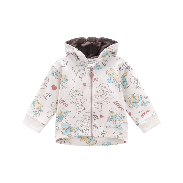 Felpa I Puffi™ Full-zip Con Cappuccio Melby