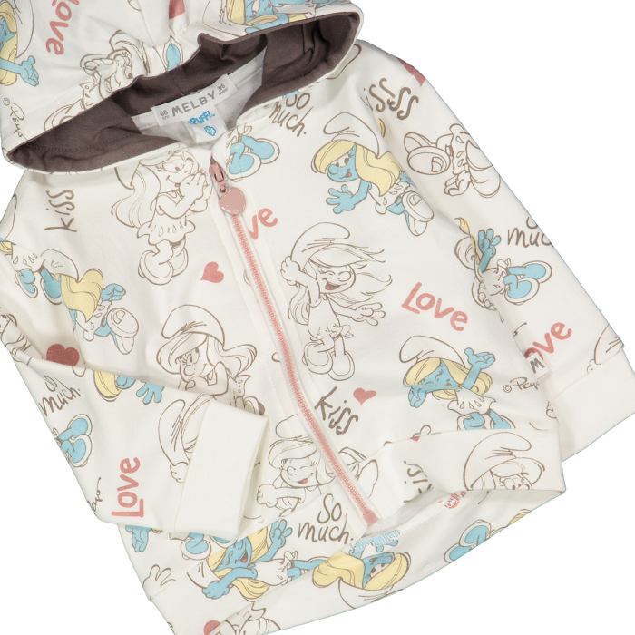 Felpa I Puffi™ Full-zip Con Cappuccio Melby