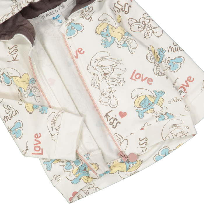 Felpa I Puffi™ Full-zip Con Cappuccio Melby