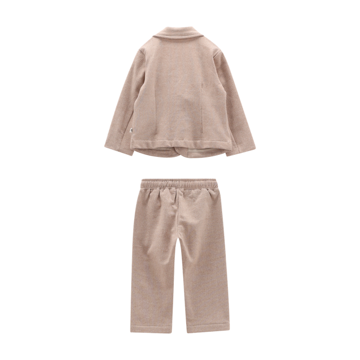 Completo Blazer E Pantalone In Felpa Sabbia Melby