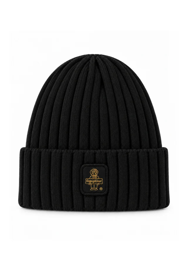 Refrigiwear Cappello A Costine Con Logo Patch Centrale