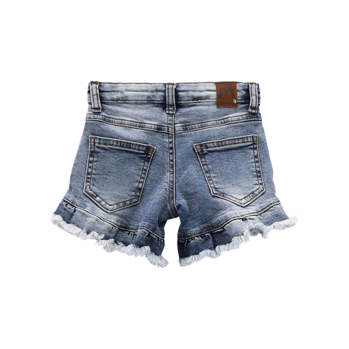 Shorts in denim stretch per ragazza