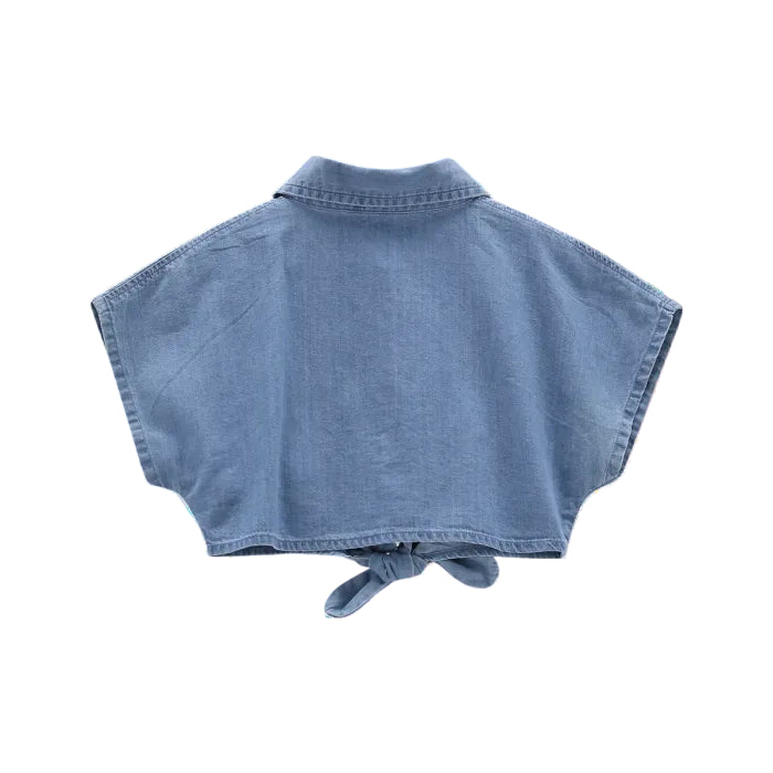 Camicia a vita alta per ragazza