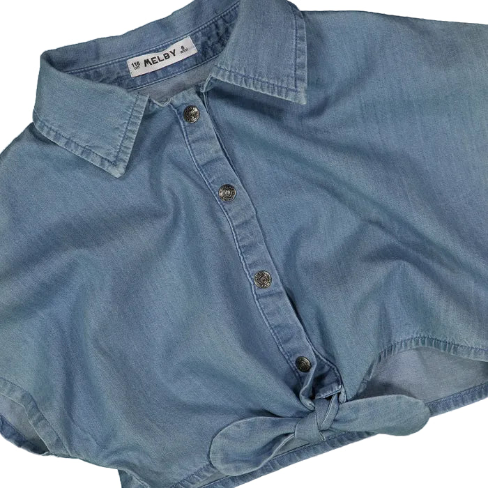 Camicia a vita alta per ragazza