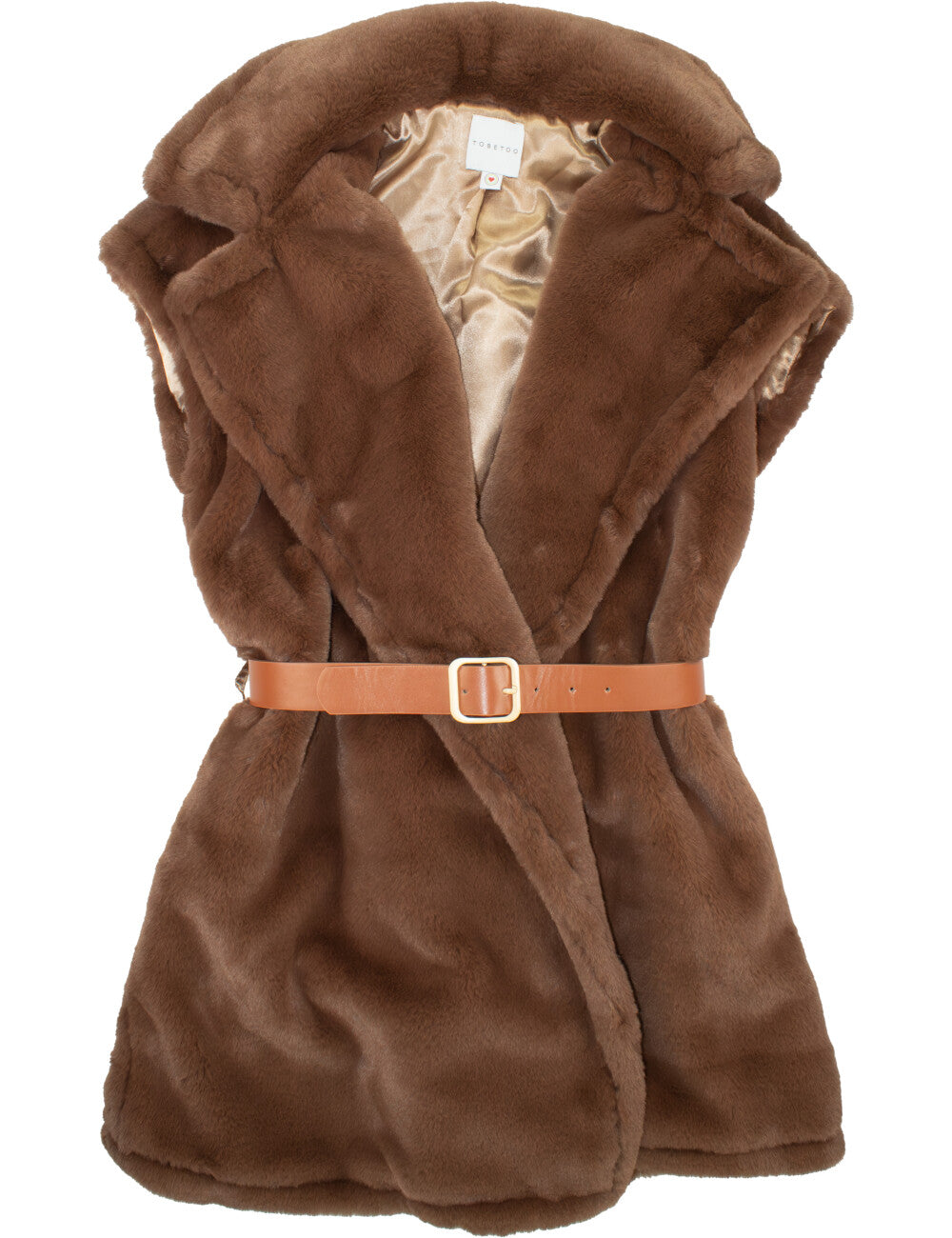 Gilet pelliccia smanicato Too be too