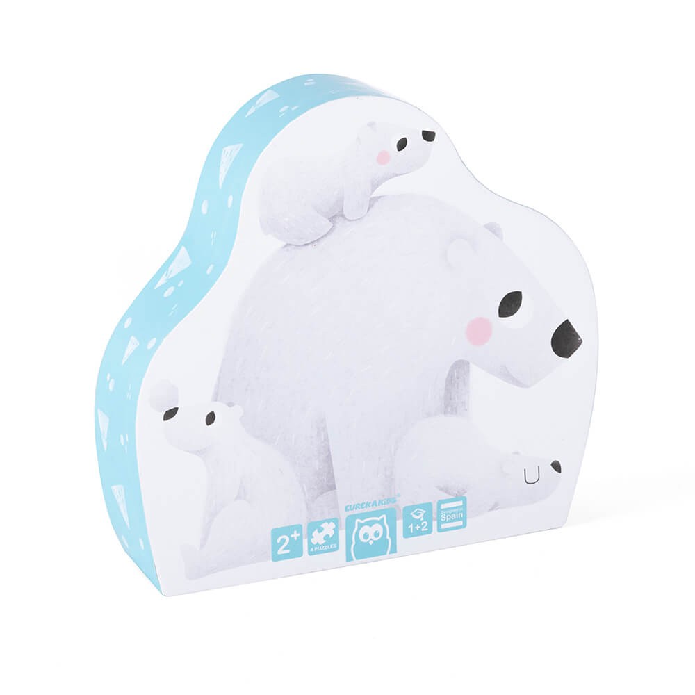 Polar animals puzzle 4 in 1 Eureka