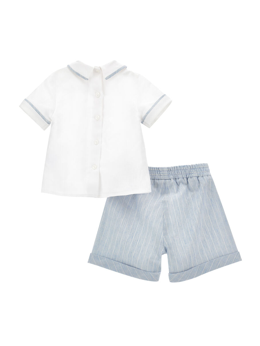 Completo in lino e cotone