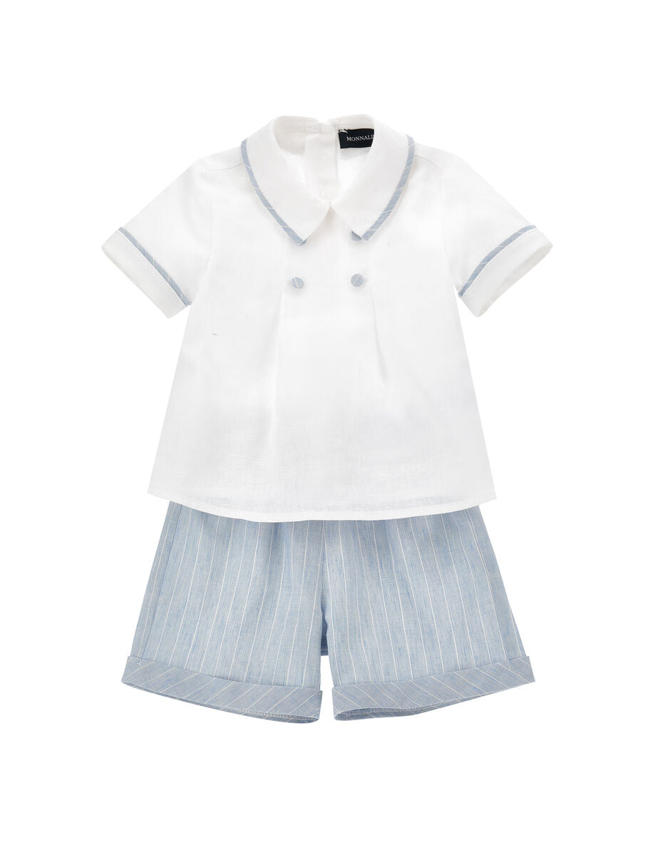 Completo in lino e cotone