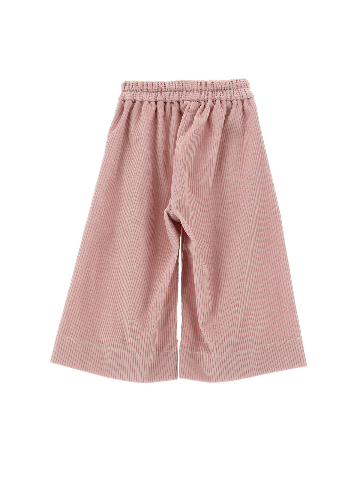 Pantaloni Palazzo Velluto Volant Monnalisa