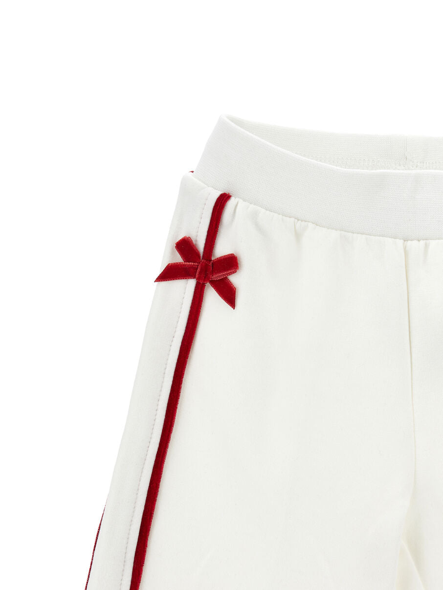 Jogger Monnalisa fiocchi laterali