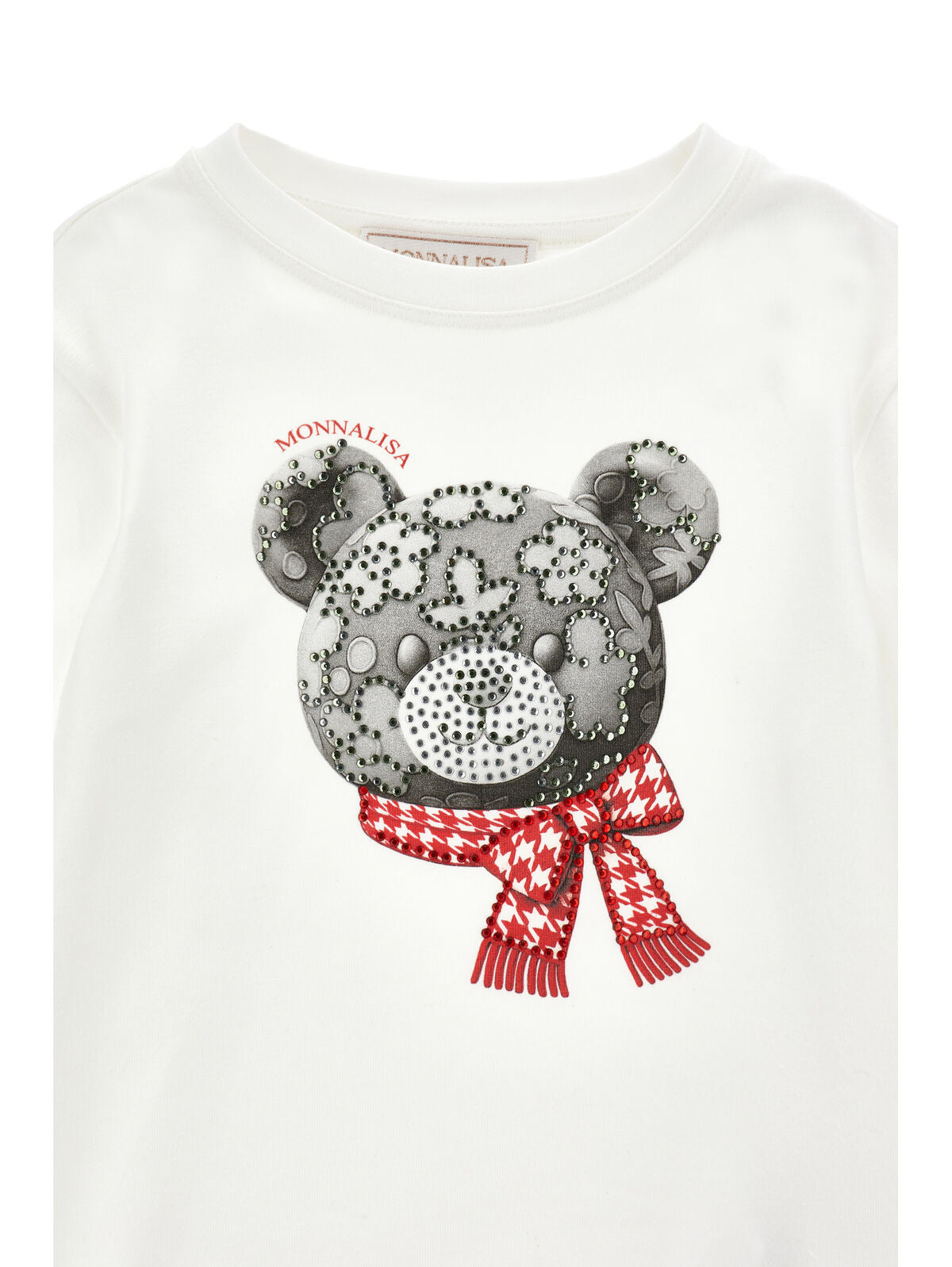 T-shirt Orsetto Paillettes Monnalisa