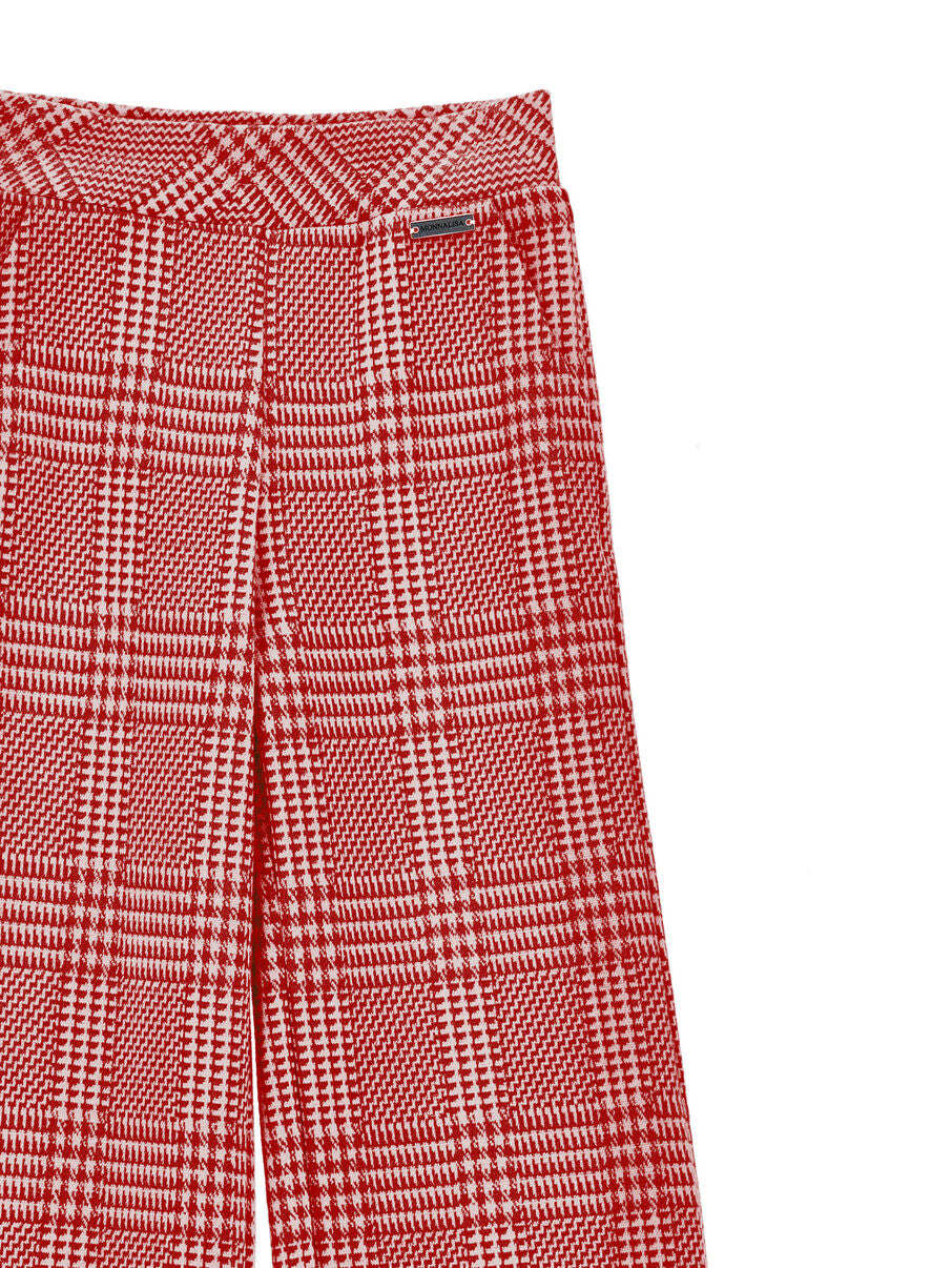 Pantaloni Pied de Poule Monnalisa