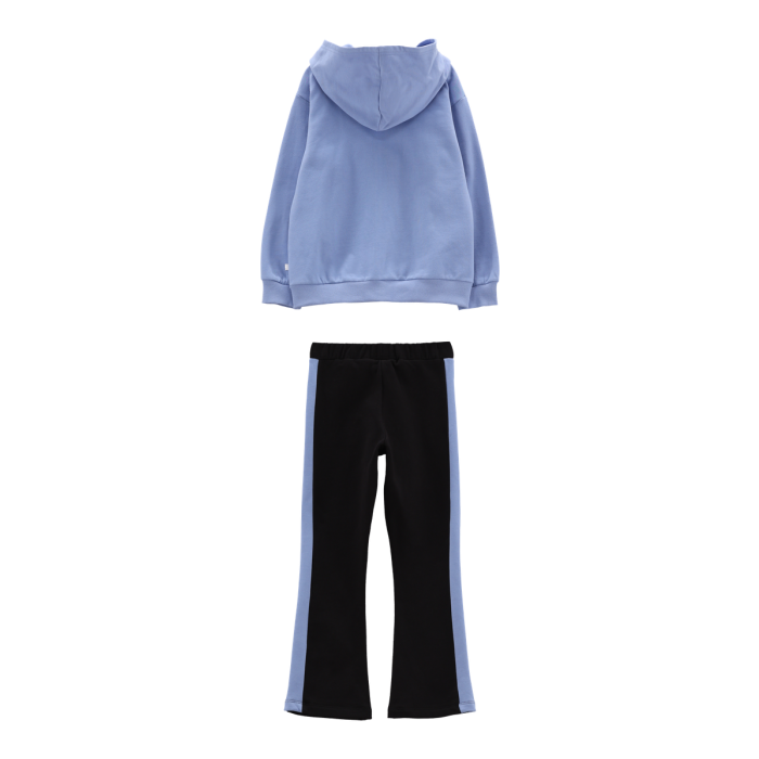 Tuta In Felpa Con Zip E Stampa Stitch Sky-nero Melby