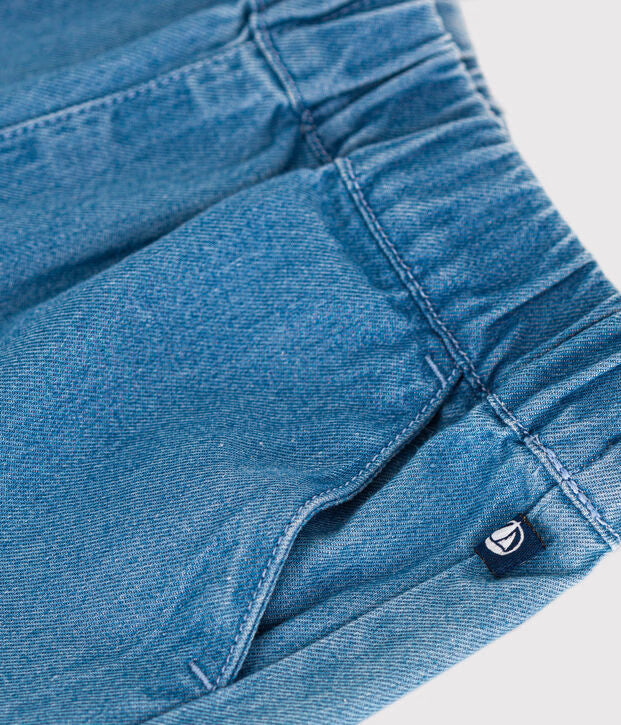 Shorts in denim leggero per bebè