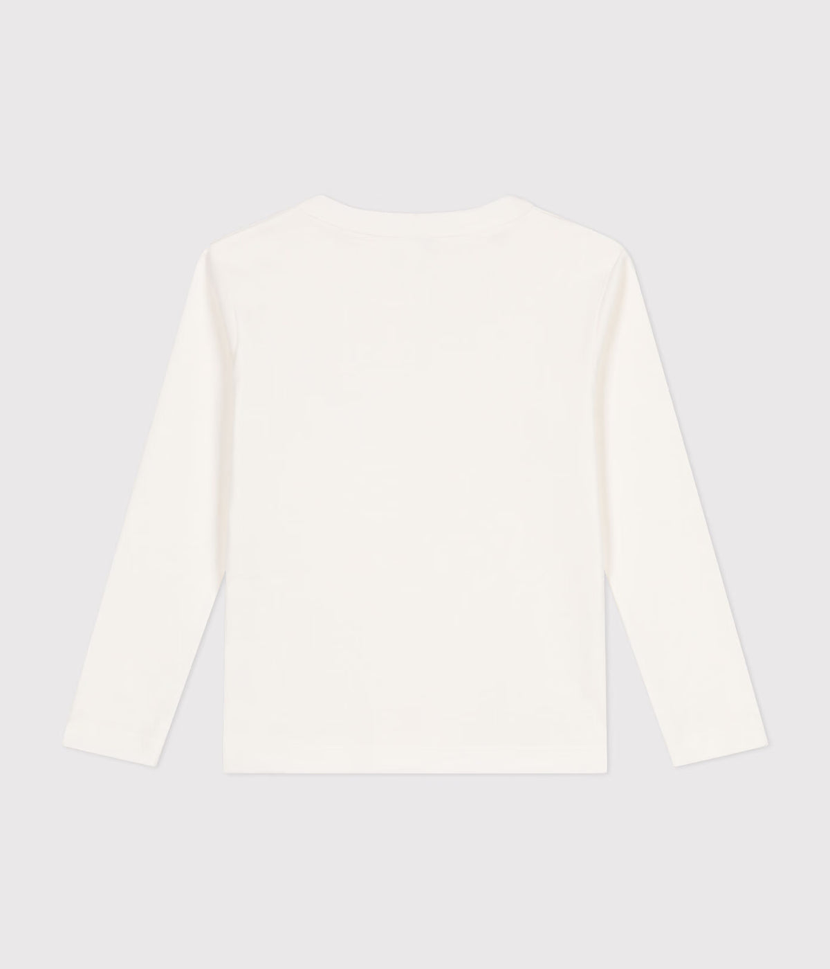 T-shirt a maniche lunghe a costine Petit Bateau