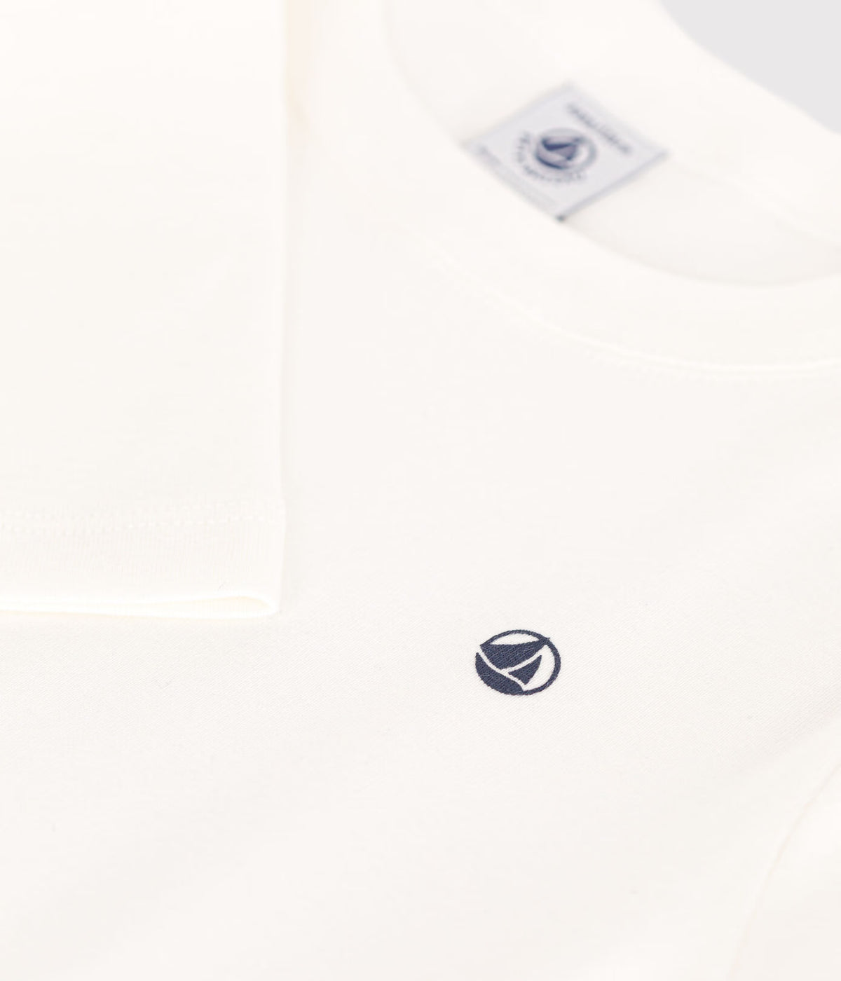 T-shirt a maniche lunghe a costine Petit Bateau