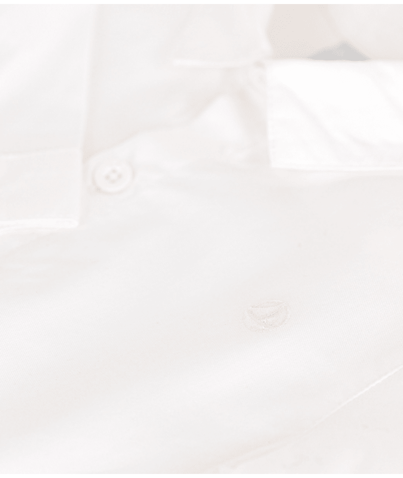 Camicia in cotone tinta unita neonato