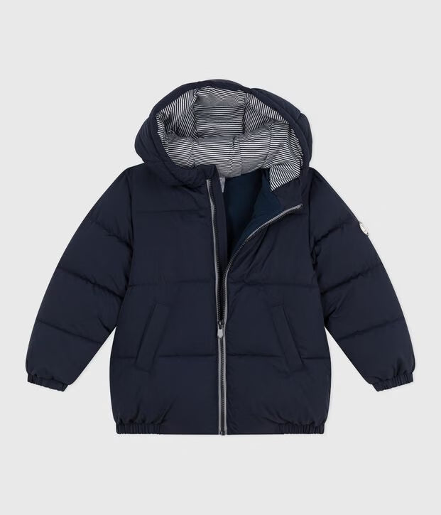 Piumino unisex per bambini in poliestere con fodera in micropile Petit Bateau