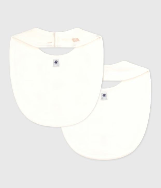 Set di bavaglini in cotone con orso stampato neonato