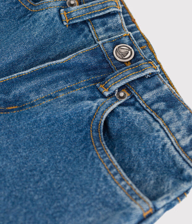 Pantaloni a cinque tasche in denim Petit Bateau