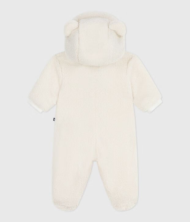 Tuta imbottita unisex per neonato in sherpa Petit Bateau