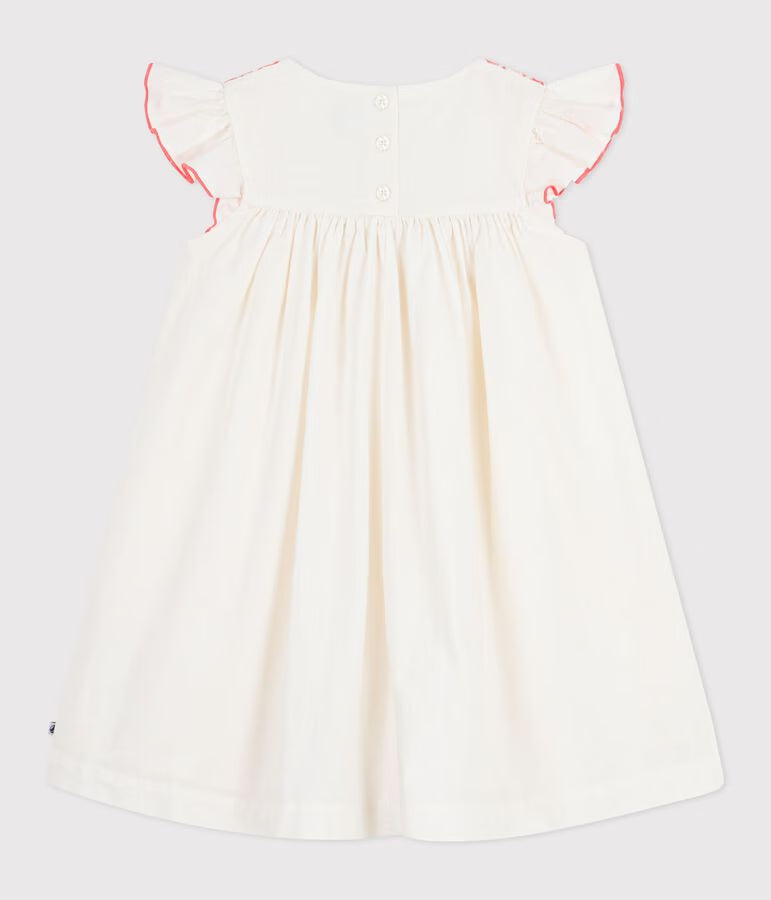 Abito a maniche corte in cotone bambina