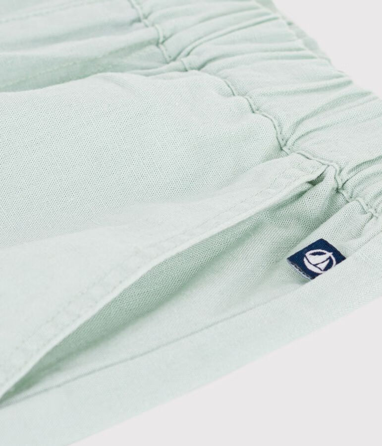 Pantaloni in cotone e lino bambino