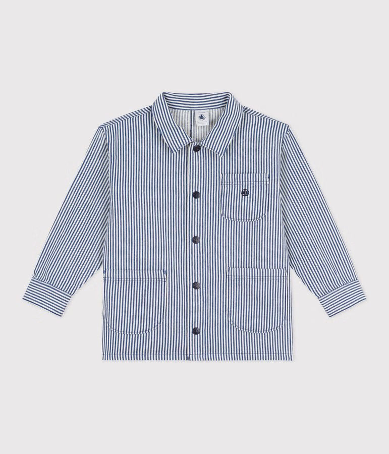 Giacca in cotone a righe bambino