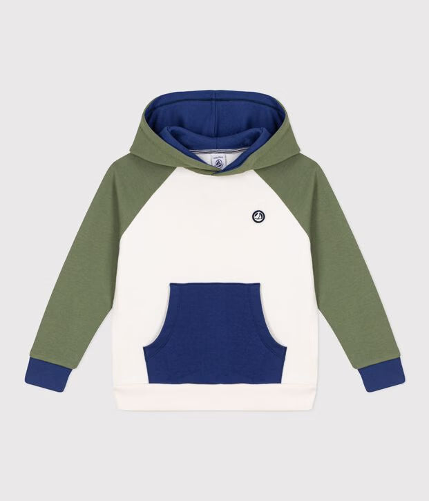 Felpa con cappuccio in cotone bambino