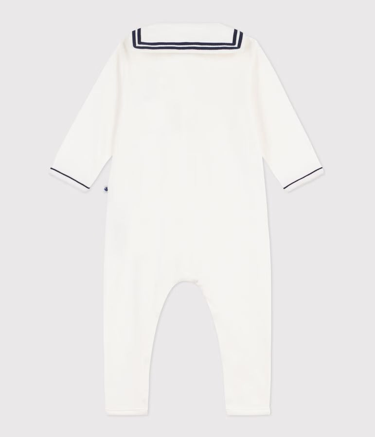 Newborn cotton footless pajama with sailor collarA0F7901 1 39,00€