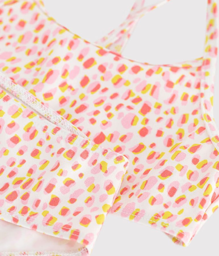 Costume da bagno a due pezzi con stampa bambina