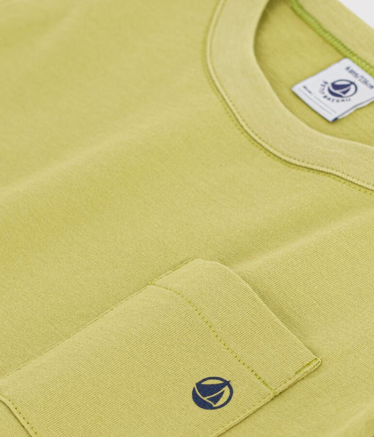 T-shirt a maniche corte in cotone tinta unita bambino
