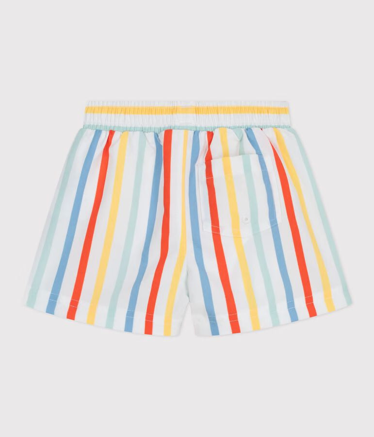 Shorts da bagno a righe neonato
