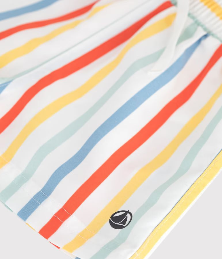 Shorts da bagno a righe neonato
